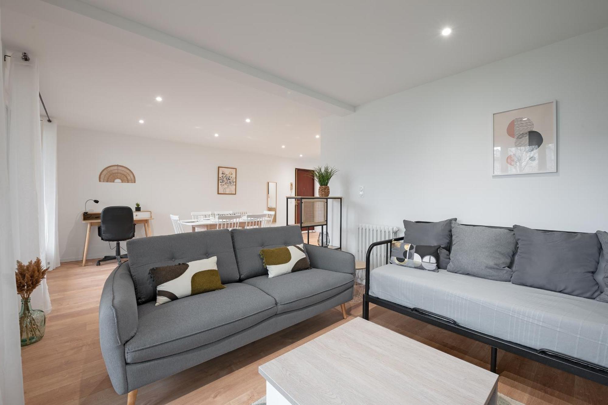 Spacieux T3 Avec 2 Parkings Gratuits Et 2 Balcons Toulouse Exterior photo
