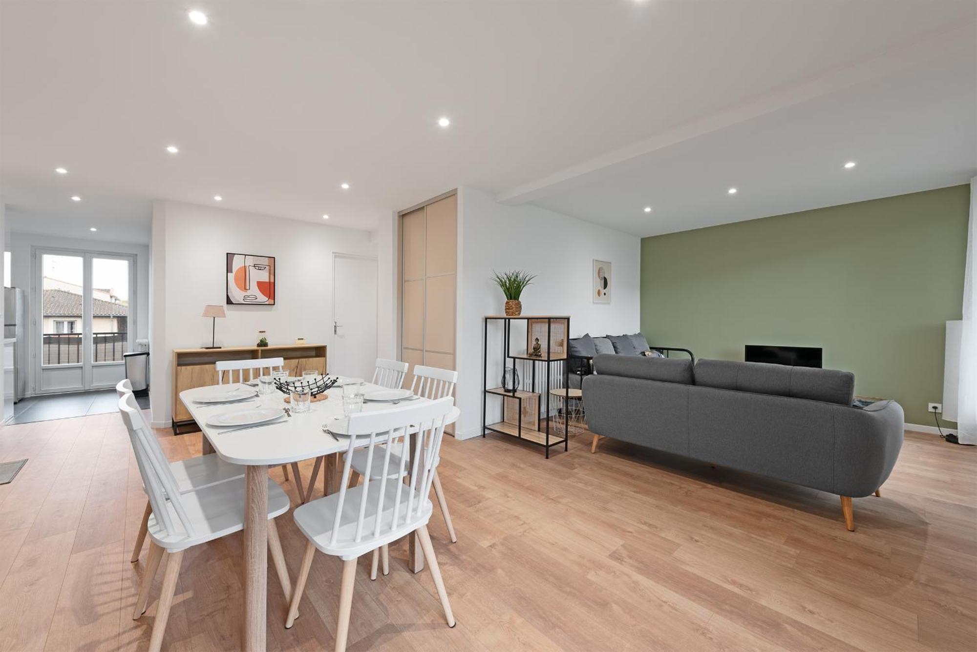 Spacieux T3 Avec 2 Parkings Gratuits Et 2 Balcons Toulouse Exterior photo